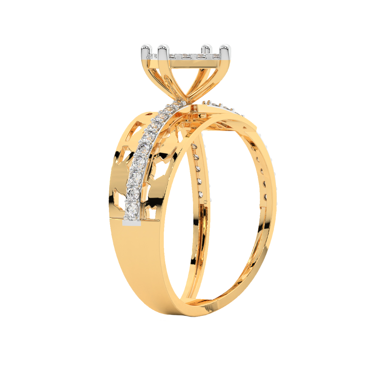 Amelia Round Diamond Ring
